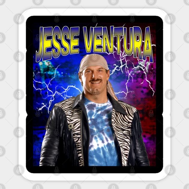 JESSE VENTURA Sticker by Rofi Art